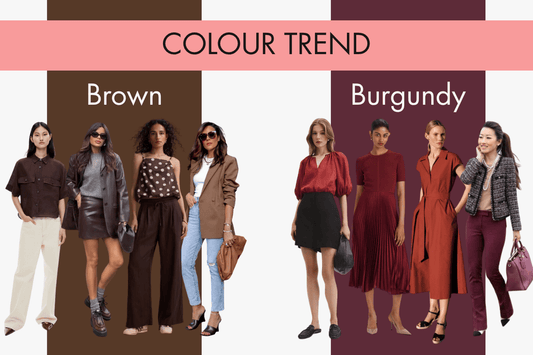 Colour Trend: Burgundy & Dark Brown