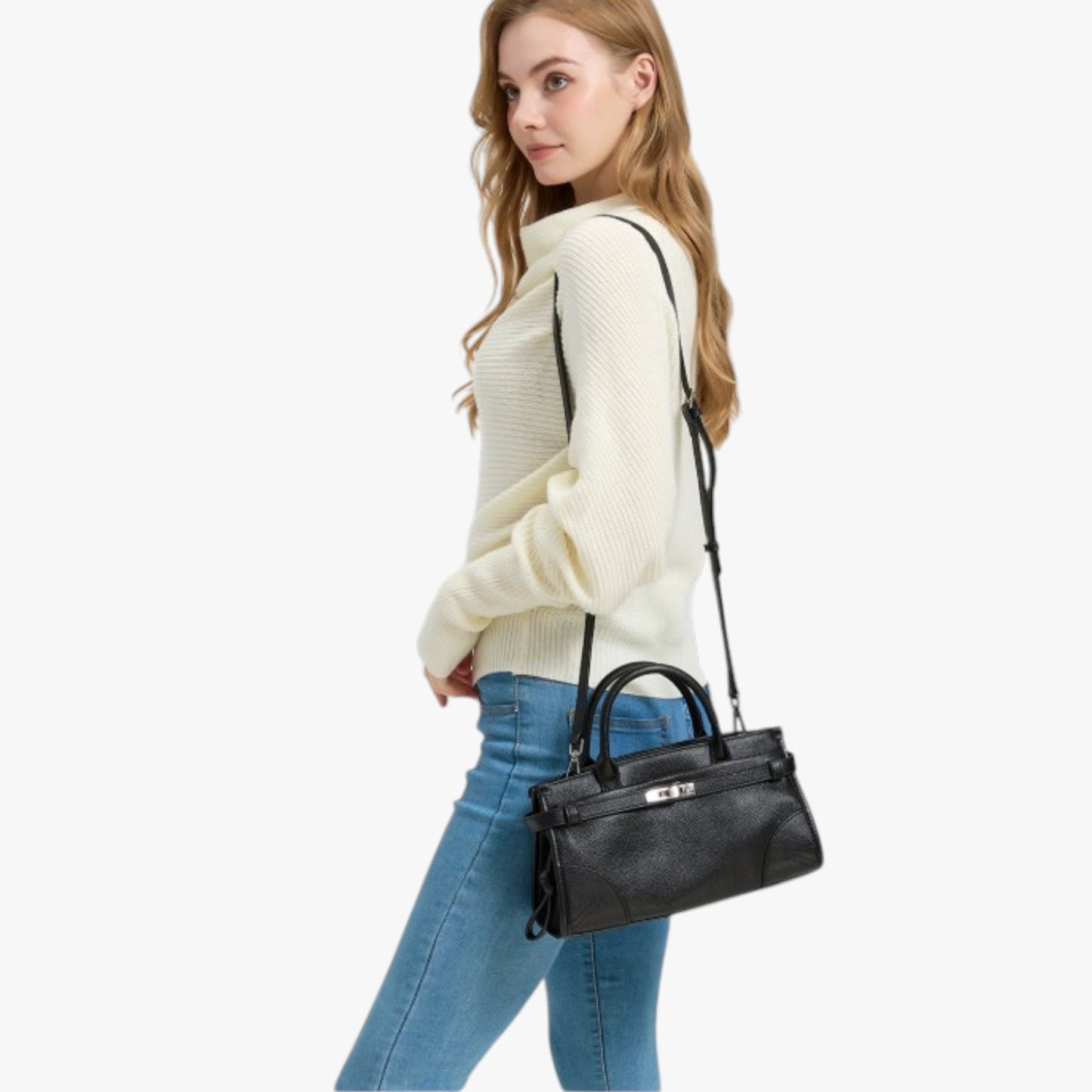 EVELYN | Premium Leather Crossbody Shoulder Bag